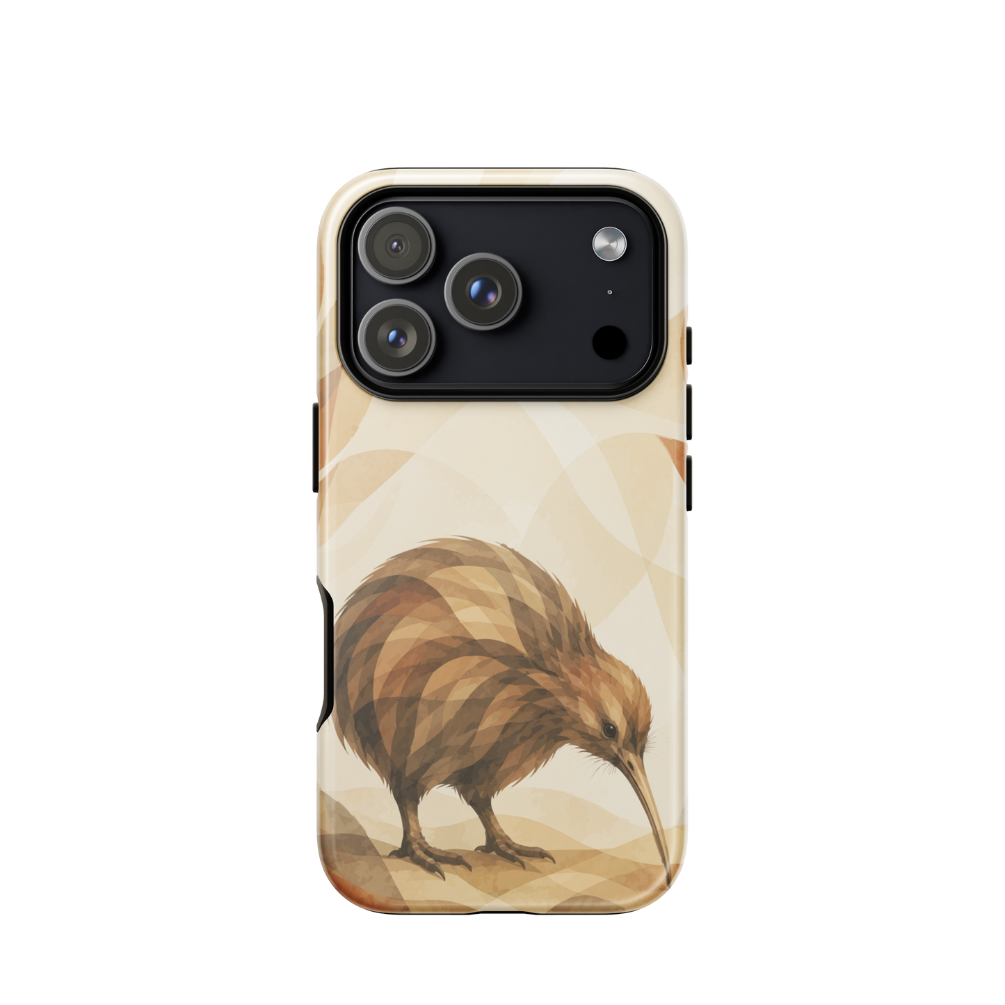 'Kiwi' iPhone 17 Pro tough phone case - protective glossy case NZ Australia