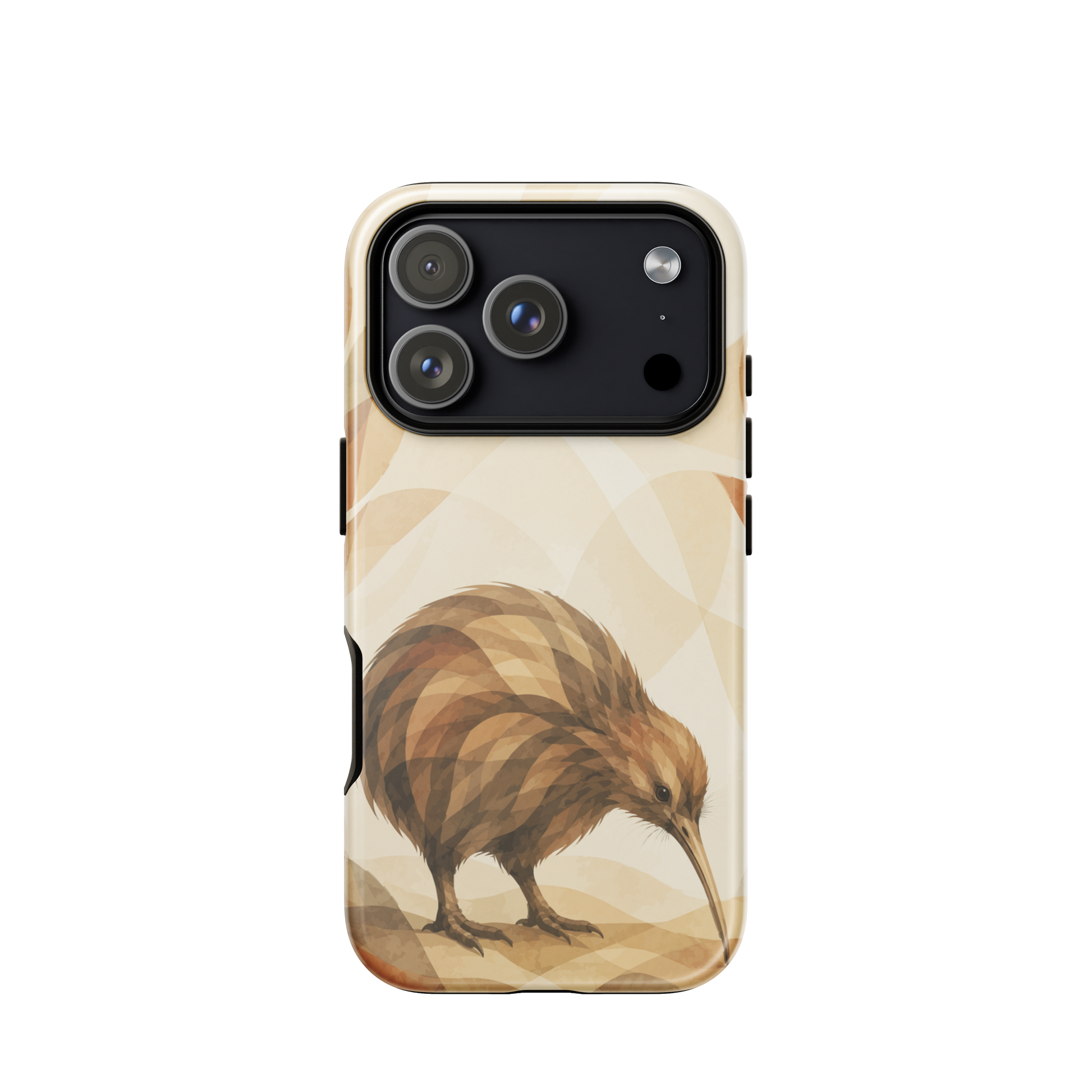 'Kiwi' iPhone 17 Pro tough phone case - protective glossy case NZ Australia