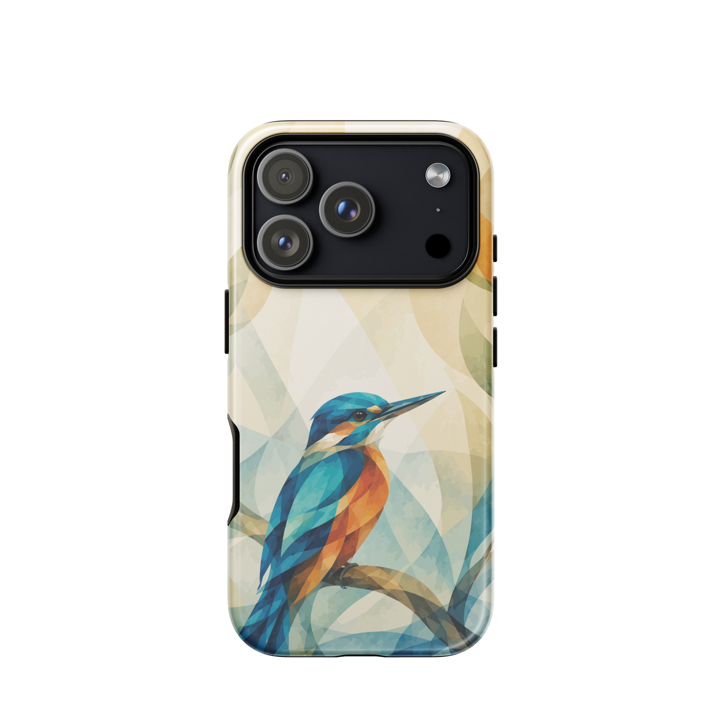 'Kōtare' iPhone 17 Pro tough phone case - protective glossy case NZ Australia