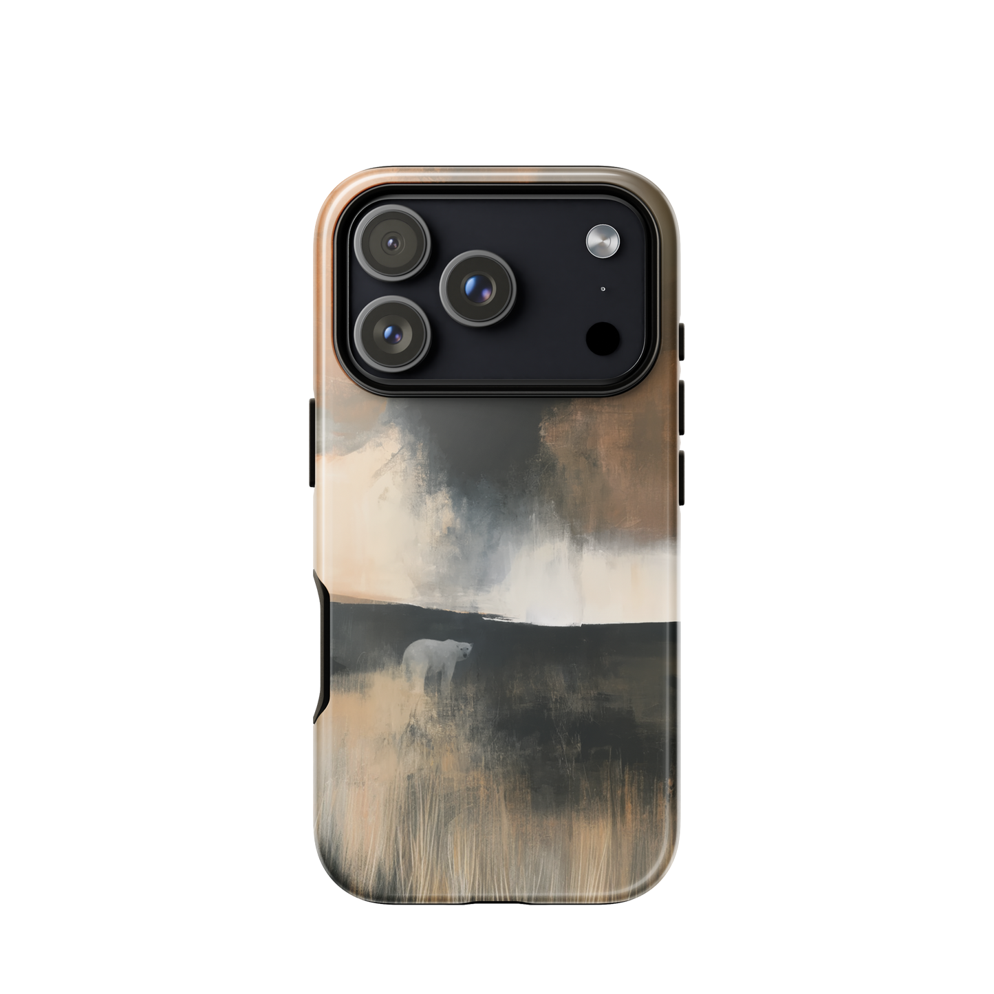 'Black Star' iPhone 17 Pro tough phone case - protective glossy case NZ Australia