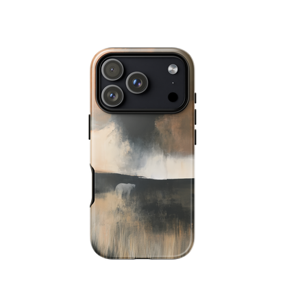 'Black Star' iPhone 17 Pro tough phone case - protective glossy case NZ Australia