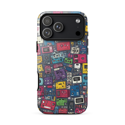 'Arcade' iPhone 17 Pro Max tough phone case - protective glossy case NZ Australia