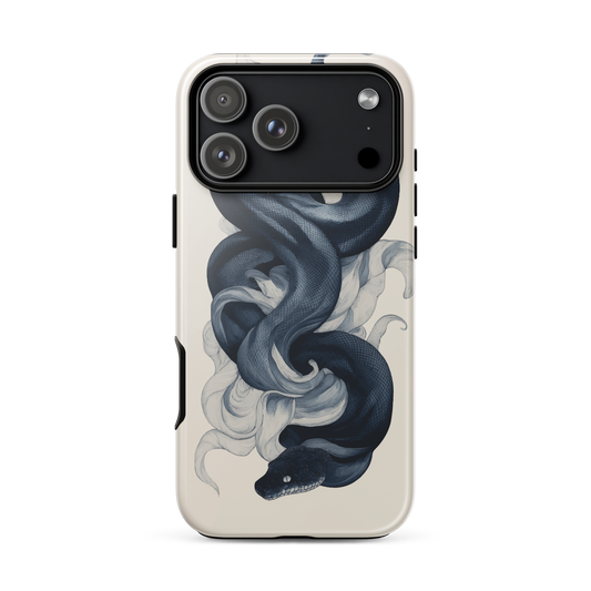 'Midnight Python' iPhone 17 Pro Max tough phone case - protective glossy case NZ Australia