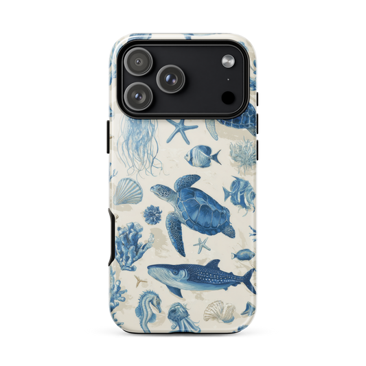 Ocean sketchbook phone case | Coastal marine design NZ