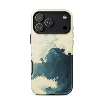 Rising swell phone case | Ocean wave design NZ