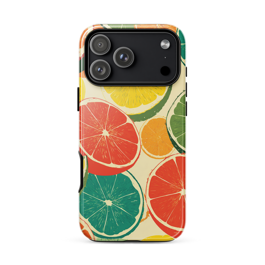 Citrus pop phone case | Colourful fruit design NZ