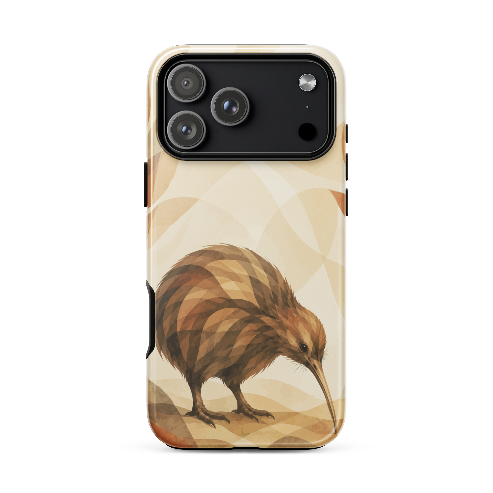 'Kiwi' iPhone 17 Pro Max tough phone case - protective glossy case NZ Australia