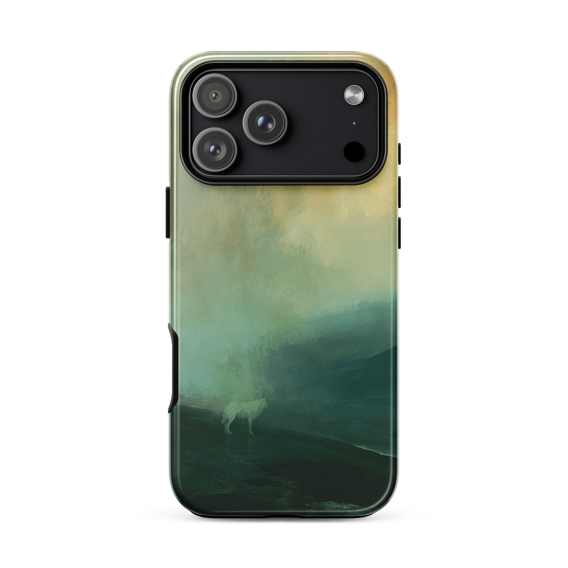 'Acid Rain' iPhone 17 Pro Max tough phone case - protective glossy case NZ Australia