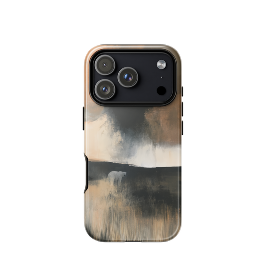 'Black Star' iPhone 18 Pro tough phone case - protective glossy case NZ Australia