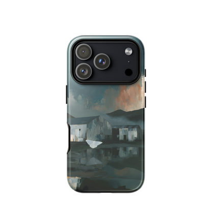 'Evening Flight' iPhone 18 Pro tough phone case - protective glossy case NZ Australia