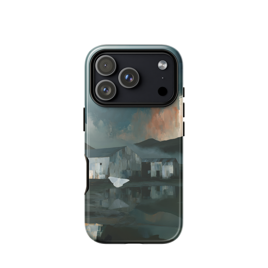 'Evening Flight' iPhone 18 Pro tough phone case - protective glossy case NZ Australia