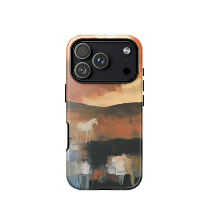 'Ember Fields' iPhone 18 Pro tough phone case - protective glossy case NZ Australia