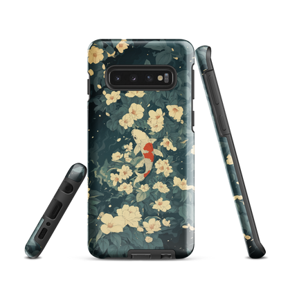 'Koi' Samsung Galaxy S10 tough phone case - protective glossy case NZ Australia