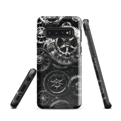 'Clockwork' Samsung Galaxy S10 tough phone case - protective glossy case NZ Australia