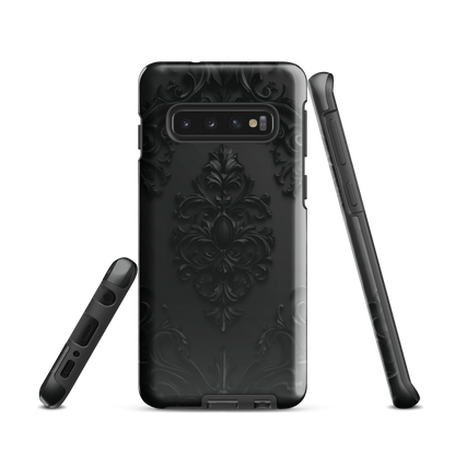 'Obsidian' Samsung Galaxy S10 tough phone case - protective glossy case NZ Australia