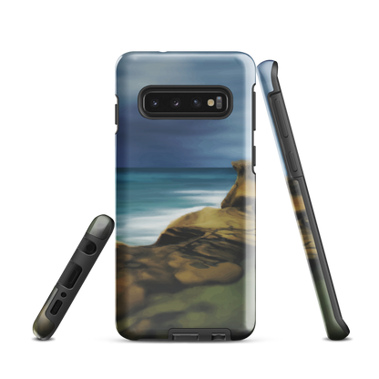'Castle Point' Samsung Galaxy S10 tough phone case - protective glossy case NZ Australia