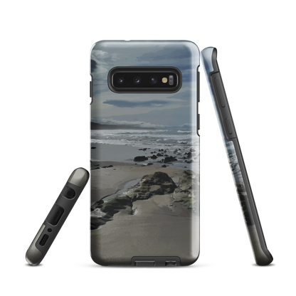 'Quick Sand' Samsung Galaxy S10 tough phone case - protective glossy case NZ Australia