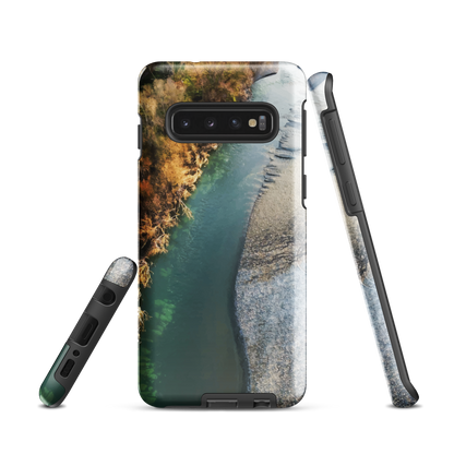 'Waters Edge' Samsung Galaxy S10 tough phone case - protective glossy case NZ Australia