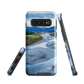 Waiohine phone case featuring artwork of New Zealand’s braided riverbed landscape in the Wairarapa.