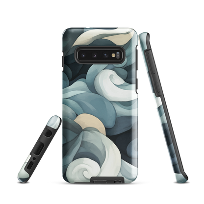 'Ebb and Flow' Samsung Galaxy S10 tough phone case - protective glossy case NZ Australia