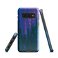 Digital Glitch Samsung case. This striking artwork features a dynamic distortion effect that mimics the visual chaos of a digital malfunction—glitchy lines, vibrant streaks, and pixel-like patterns merge into a futuristic aesthetic. It’s a perfect blend of modern design and edgy street style.