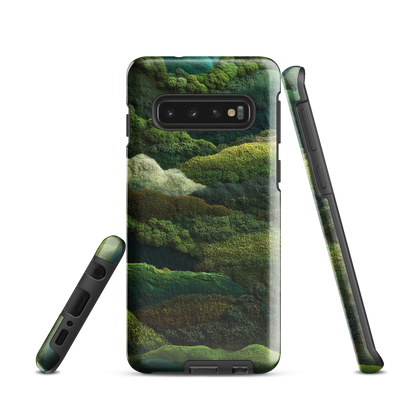 'Forest Layers' Samsung Galaxy S10 tough phone case - protective glossy case NZ Australia