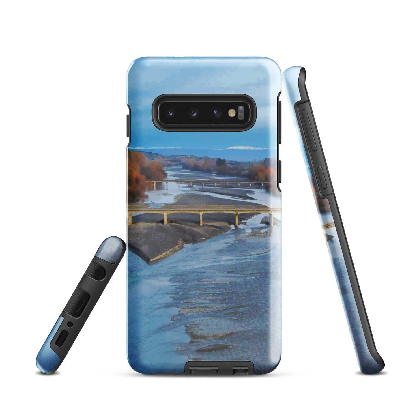 'Ruahine' Samsung Galaxy S10 tough phone case - protective glossy case NZ Australia