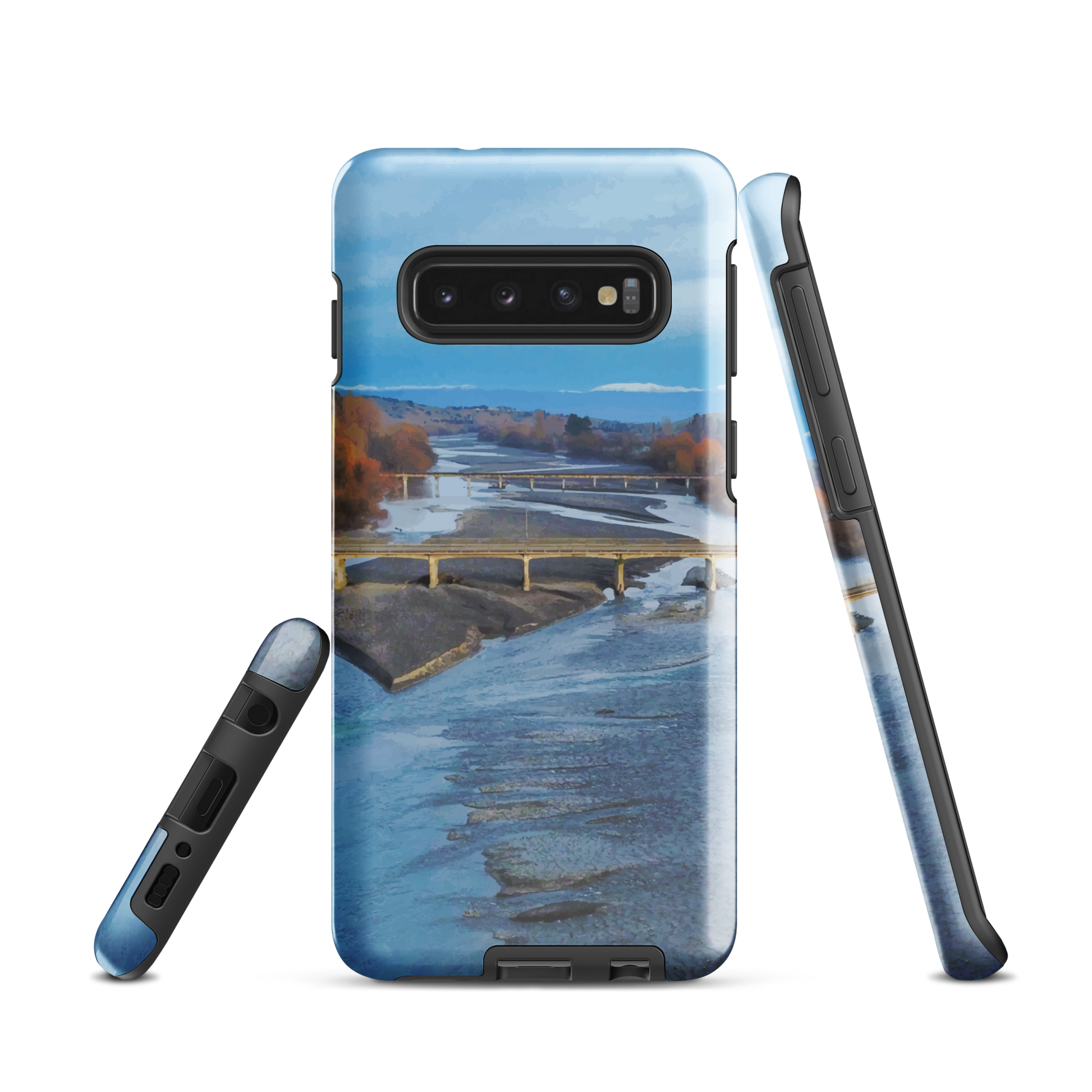 'Ruahine' Samsung Galaxy S10 tough phone case - protective glossy case NZ Australia