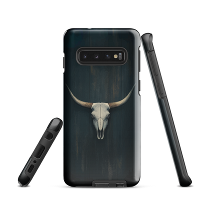 'Longhorn' Samsung Galaxy S10 tough phone case - protective glossy case NZ Australia