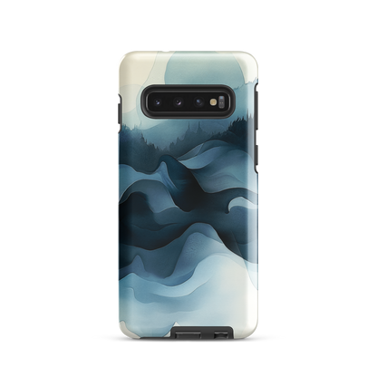 'Still Valleys' Samsung Galaxy S10 tough phone case - protective glossy case NZ Australia