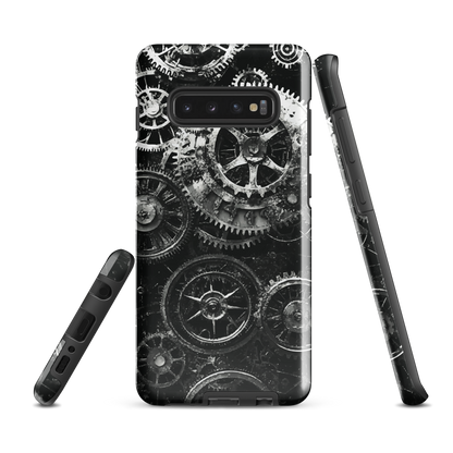 'Clockwork' Samsung Galaxy S10 Plus tough phone case - protective glossy case NZ Australia