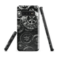 'Clockwork' Samsung phone case, a stunning fusion of gears, cogs, and vintage industrial charm. Inspired by the beauty of classic timepieces and steampunk aesthetics.