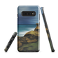 Castlepoint coastal phone case with cliffs, ocean and sky. New Zealand landscape art by designer Ben Hart.