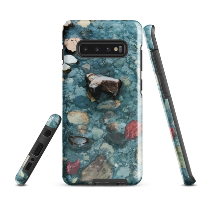 'Washed Away' Samsung Galaxy S10 Plus tough phone case - protective glossy case NZ Australia