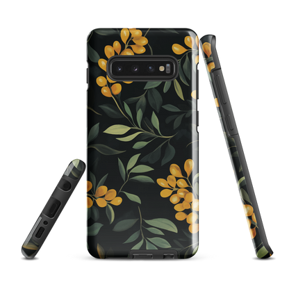 'NZ Kowhai' Samsung Galaxy S10 Plus tough phone case - protective glossy case NZ Australia