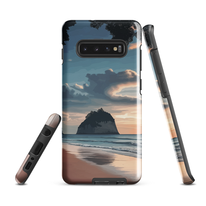 'Cathedral Cove' Samsung Galaxy S10 Plus tough phone case - protective glossy case NZ Australia
