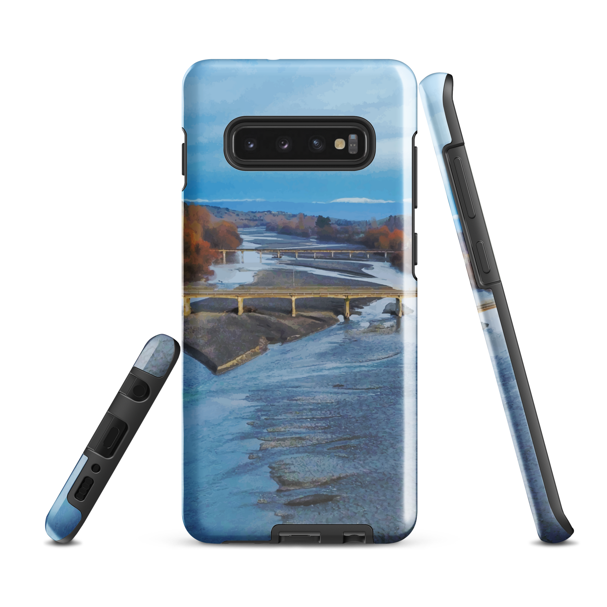 'Ruahine' Samsung Galaxy S10 Plus tough phone case - protective glossy case NZ Australia