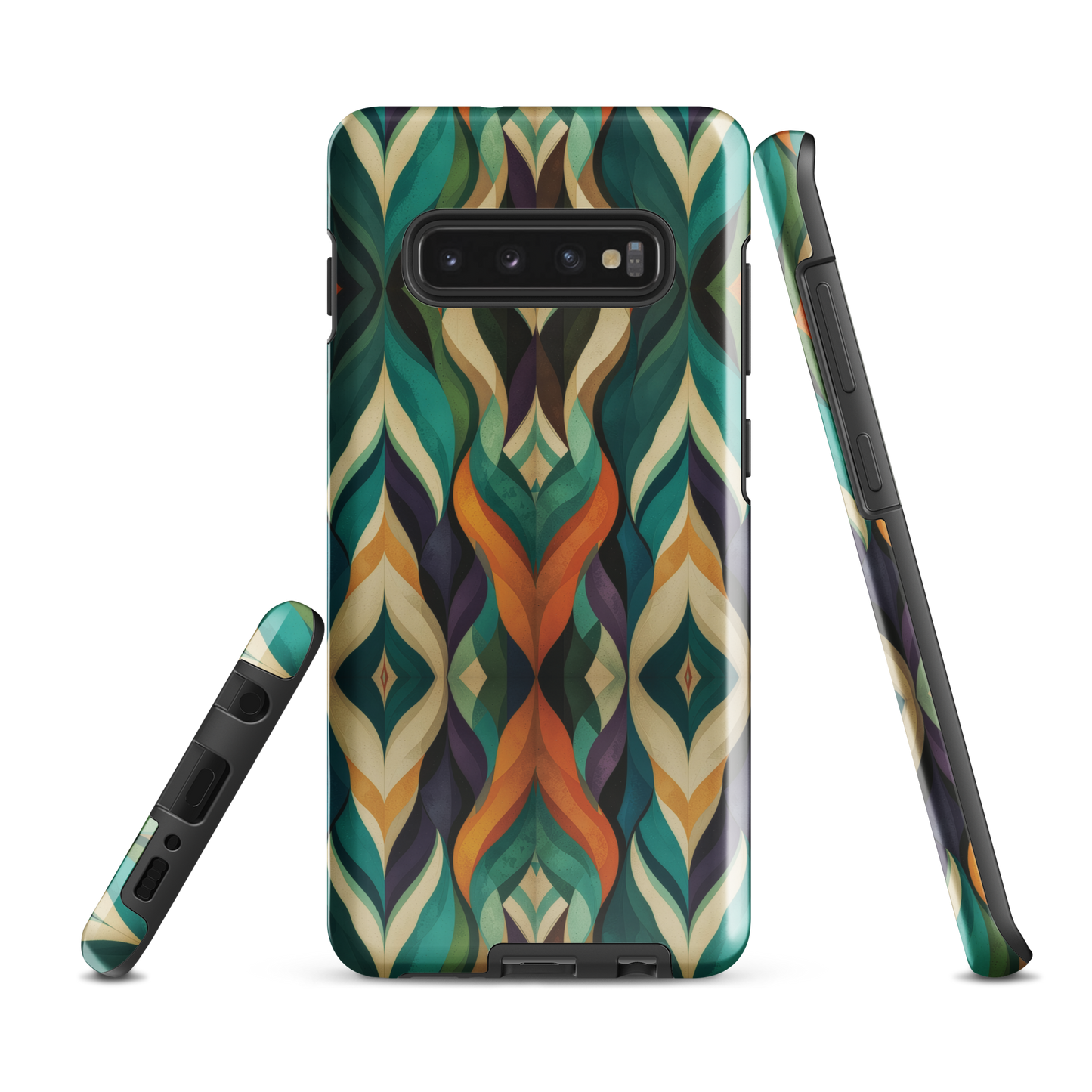 'Rhythm' Samsung Galaxy S10 Plus tough phone case - protective glossy case NZ Australia
