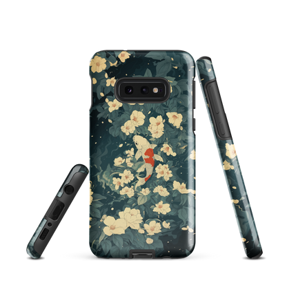 'Koi' Samsung Galaxy S10e tough phone case - protective glossy case NZ Australia