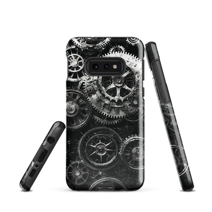 'Clockwork' Samsung Galaxy S10e tough phone case - protective glossy case NZ Australia