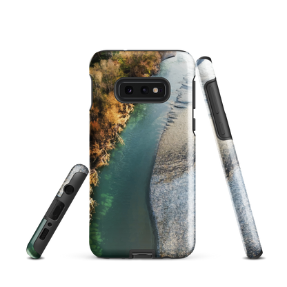 'Waters Edge' Samsung Galaxy S10e tough phone case - protective glossy case NZ Australia