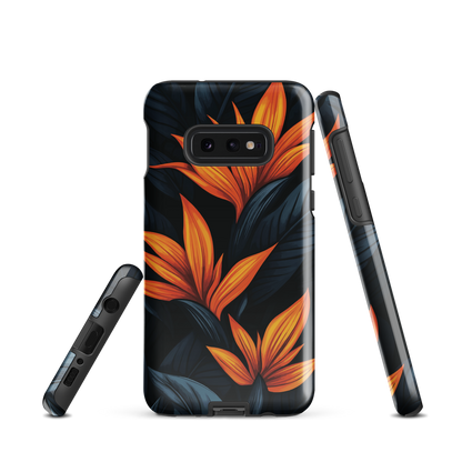 'Bird of Paradise' Samsung Galaxy S10e tough phone case - protective glossy case NZ Australia