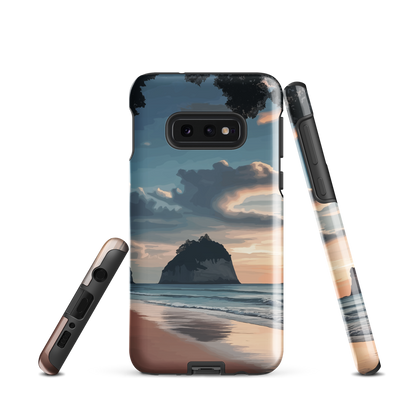 'Cathedral Cove' Samsung Galaxy S10e tough phone case - protective glossy case NZ Australia
