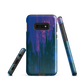 Digital Glitch Samsung case. This striking artwork features a dynamic distortion effect that mimics the visual chaos of a digital malfunction—glitchy lines, vibrant streaks, and pixel-like patterns merge into a futuristic aesthetic. It’s a perfect blend of modern design and edgy street style.
