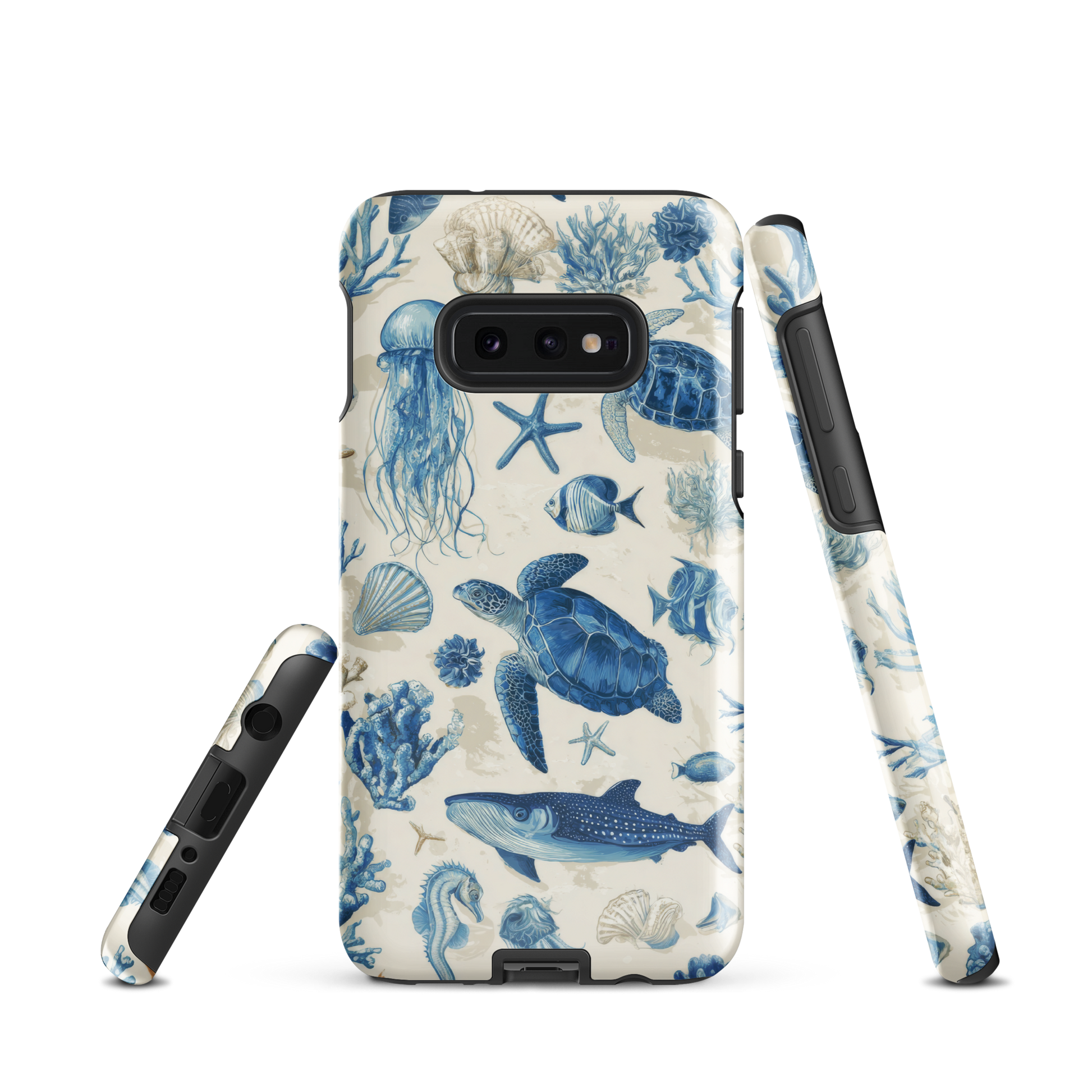'Ocean Sketchbook' Samsung Galaxy S10e tough phone case - protective glossy case NZ Australia