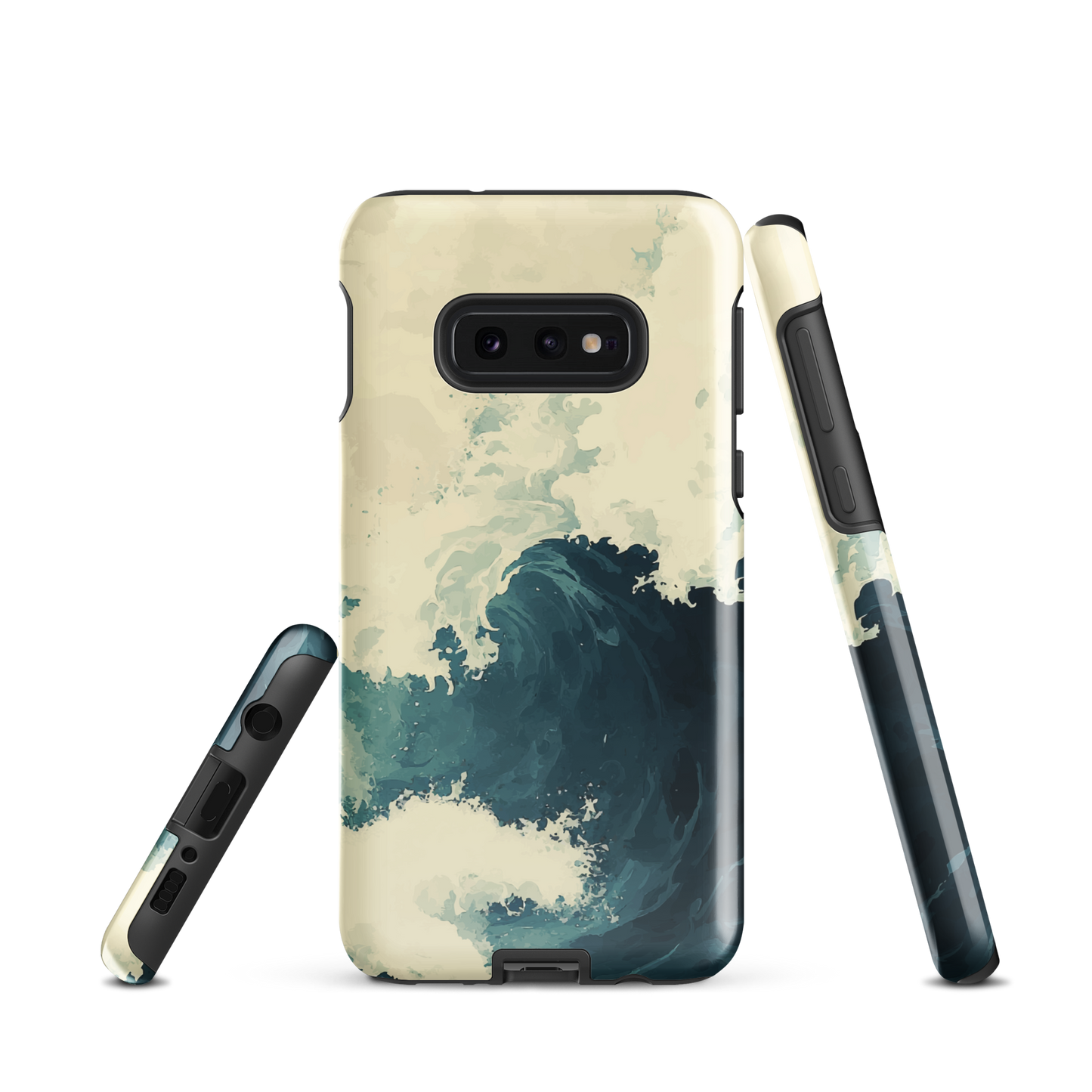 'Rising Swell' Samsung Galaxy S10e tough phone case - protective glossy case NZ Australia