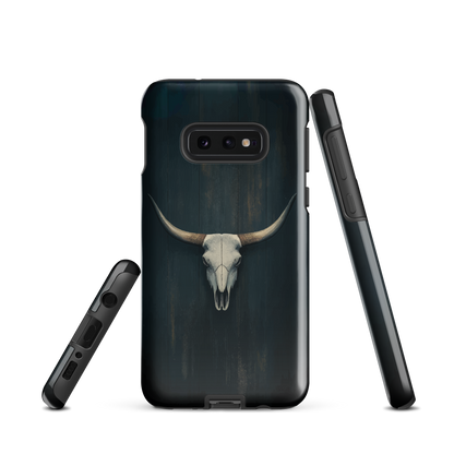'Longhorn' Samsung Galaxy S10e tough phone case - protective glossy case NZ Australia