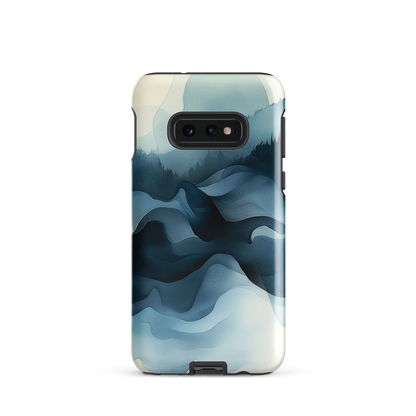 'Still Valleys' Samsung Galaxy S10e tough phone case - protective glossy case NZ Australia