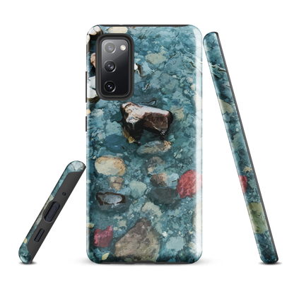 'Washed Away' Samsung Galaxy S20 FE tough phone case - protective glossy case NZ Australia