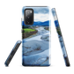 Waiohine phone case featuring artwork of New Zealand’s braided riverbed landscape in the Wairarapa.